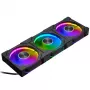 Phanteks D30 120mm ARGB PWM Gehäuselüfter - Schwarz, 3er-Pack