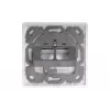 Digitus | Wandplatte für Keystone-Module, deutscher Typ, Mittelplatte 50x50 mm, Rahmen 80x80 mm | DN-93801-1