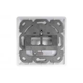 Digitus | Wandplatte für Keystone-Module, deutscher Typ, Mittelplatte 50x50 mm, Rahmen 80x80 mm | DN-93801-1