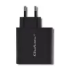 Netzteil QOLTEC 51716 — AC 220–240V auf 20V 3A (63W), schwarz, universelles Indoor-Ladegerät