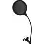 Popschutz Omnitronic DSH-135 schwarz – Mikrofon-Windschutz für Studio- und Live-Einsatz