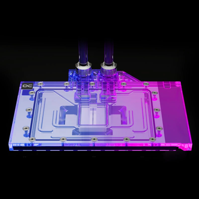 Backplate Alphacool 13463 Acryl Aluminium Schwarz 145,2 mm