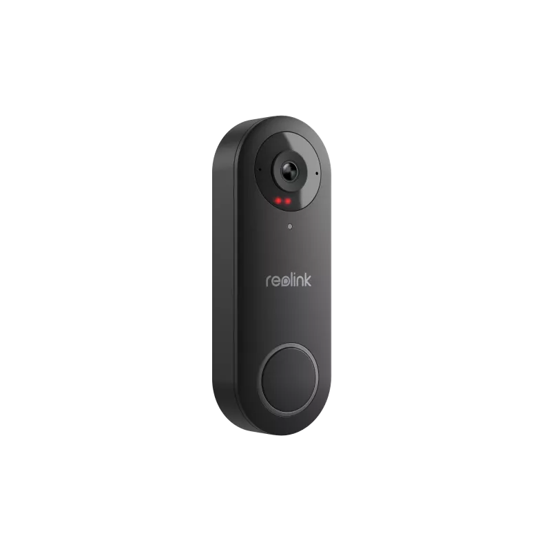 Reolink D340P - 5MP Kabelgebundene Video-Türklingel mit Gong, PoE, Personenerkennung, Zwei-Wege-Audio, kompatibel mit NVRs