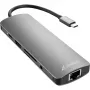 Sharkoon USB 3.0 Type C Combo Adapter Schnittstellenkarten/Adapter HDMI, RJ-45, USB 3.2 Gen 1 (3.1 Gen 1)