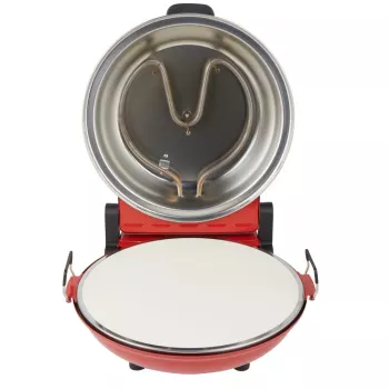 Pizzamaker Petra PT5666VDE Bella Pizza 1200 W antihaftbeschichtete Oberfläche, Tisch-Pizzaofen