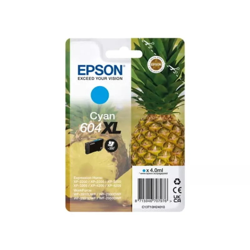 Epson 604XL Tintenpatrone 1 Stück Original High (XL) Yield Cyan