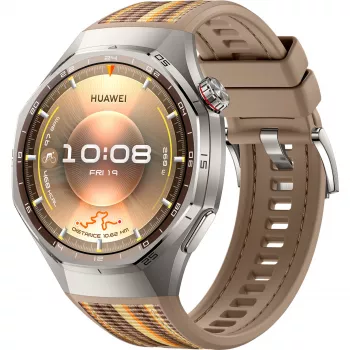 Huawei WATCH GT 6 Pro 46mm | Smartwatch | GPS (Satellit) | AMOLED | 1,47 Zoll | Wasserdicht | Braun