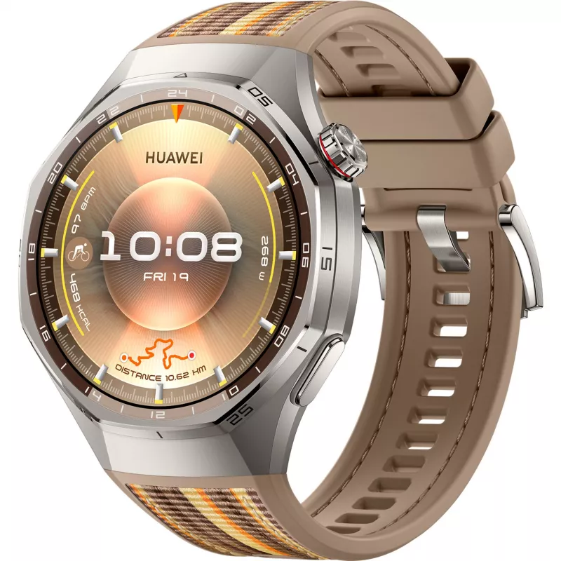 Huawei WATCH GT 6 Pro 46mm | Smartwatch | GPS (Satellit) | AMOLED | 1,47 Zoll | Wasserdicht | Braun