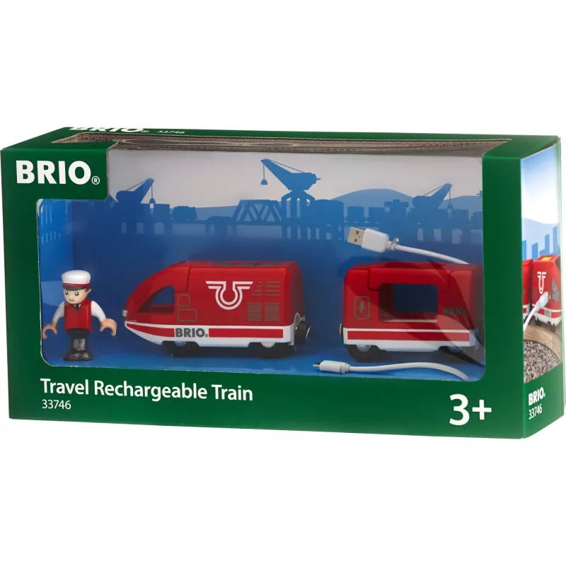 World Roter Akku-Reisezug, Spielfahrzeug rot