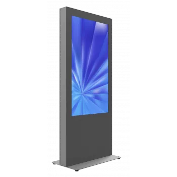 Bodenstehender Kiosk EDBAK IDS09.55 55 Zoll Schwarz – freistehender Displayständer für 55-Zoll-Bildschirme