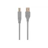 USB 2.0 A-Stecker auf B-Stecker Kabel, 1,8 m, grau