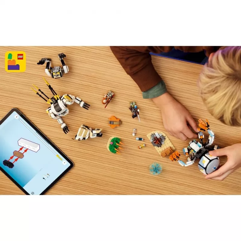 LEGO Set Horizon Adventures 77037 – Aloy und Varl vs. Shell-Walker und Sawtooth, 768 Teile, 2 Minifiguren