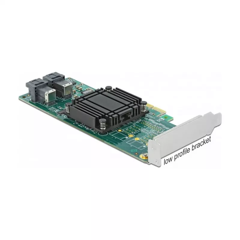 DeLOCK PCI Express x8 Karte auf 2 x interne SFF-8643 NVMe Low Profile Formfaktor