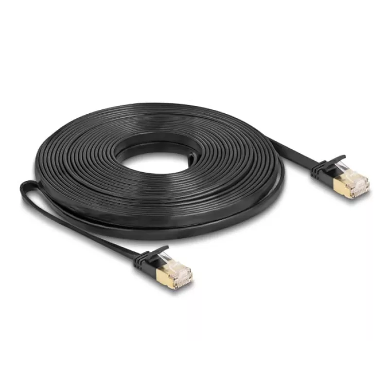 Netzwerkkabel DeLOCK RJ45 Cat.6A Stecker auf Stecker U/FTP 10m schwarz