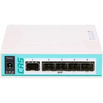 MikroTik CRS106-1C-5S L5 5xSFP 1G, 1xGigabit LAN PoE / SFP combo, Desktop-Gehäuse (MT CRS106-1C-5S)