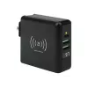 Reise-Wandladegerät und Powerbank Manhattan 4-in-1