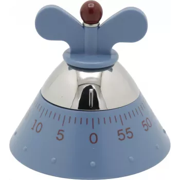 Küchentimer Alessi A09 Blau 120mm x 120mm x 90mm