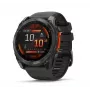 Smartwatch GARMIN Fenix 8 — 51 mm Titangehäuse, AMOLED 1,4 Zoll, GPS, 32 GB, 10 ATM, Silikonarmband