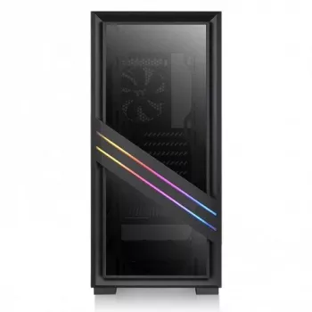 PC-Gehäuse Thermaltake Versa T35 TG RGB Midi Tower Schwarz