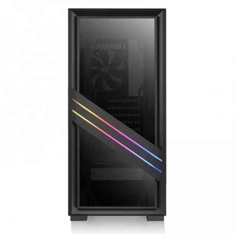 PC-Gehäuse Thermaltake Versa T35 TG RGB Midi Tower Schwarz