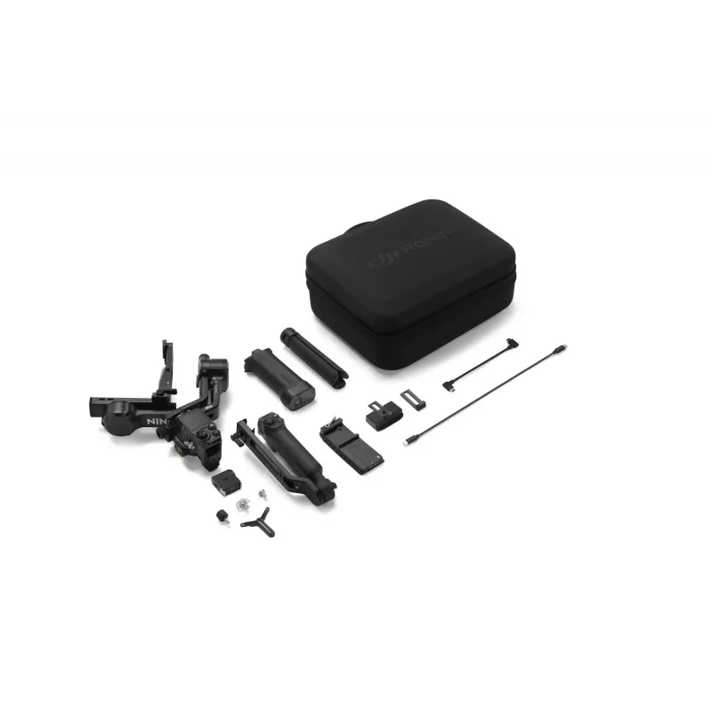 Handkamerastabilisator DJI RS 5 Combo — Aluminium, 30 h Akku, 1,46 kg, schwarz