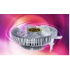 Luftkühler Gembird CPU-HURACAN-X40 — 90-mm-Lüfter, 800–1600 U/min, LGA-775-Unterstützung, transparent