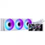 Phanteks Glacier One 360M25 LCD AiO-Flüssigkeitskühlung, 6-Zoll-Display - 360 mm, Weiß