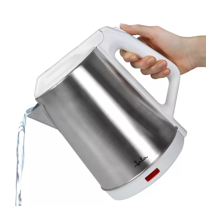 Elektrischer Wasserkocher JATA 2 L 1500 W Edelstahl Weiß