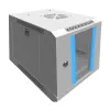 Wandmontierter Schrank Extralink Rackmount-Gehäuse 6U 10 Zoll Grau Schlüsselschloss Kabelmanagement