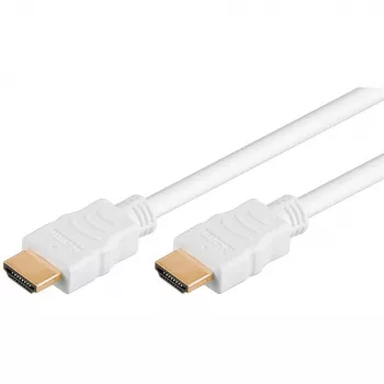 Goobay HDMI-Kabel 5m Typ A Stecker auf Stecker 18 Gbit/s Weiß