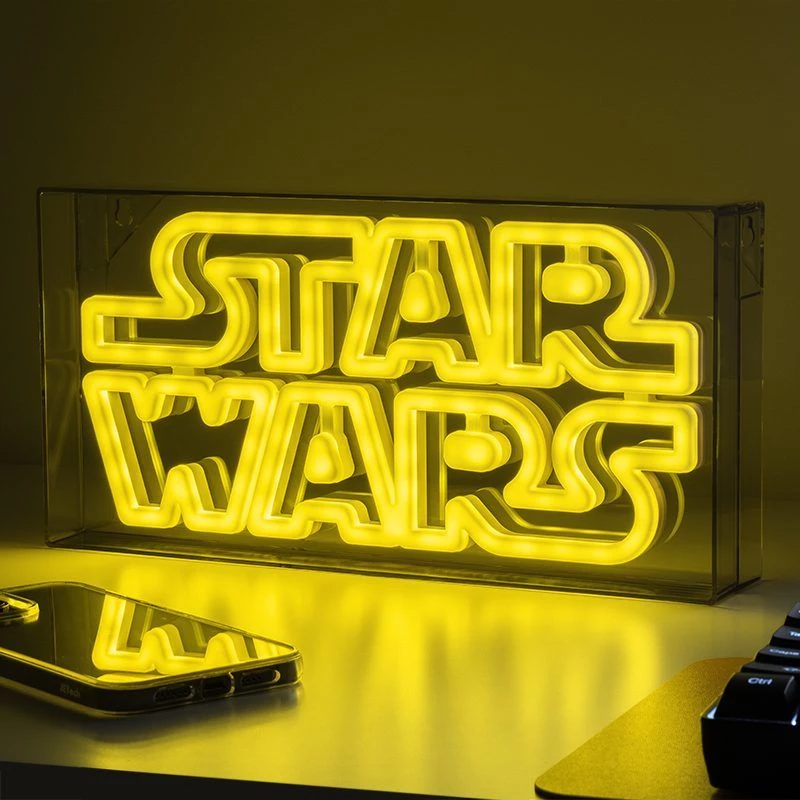 LED-Neonlicht Paladone Star Wars Design PP13123SW — dekoratives LED-Schild für Wand oder Regal