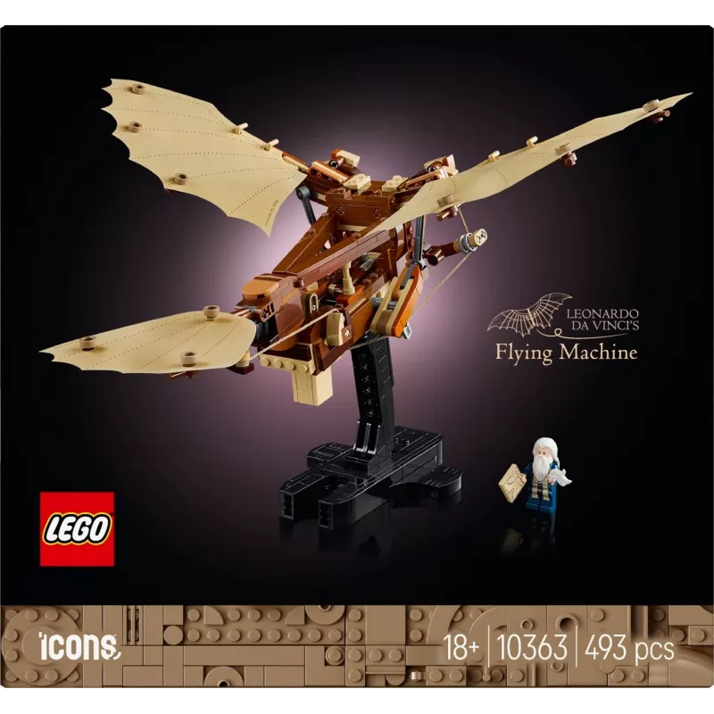 LEGO ICONS 10363 Leonardo da Vincis Flugmaschine