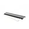 Patchpanel LANBERG PPS5-0024-B 24-Port CAT5e, Metall, 0,5 U, 445×99×22,3 mm, schwarz