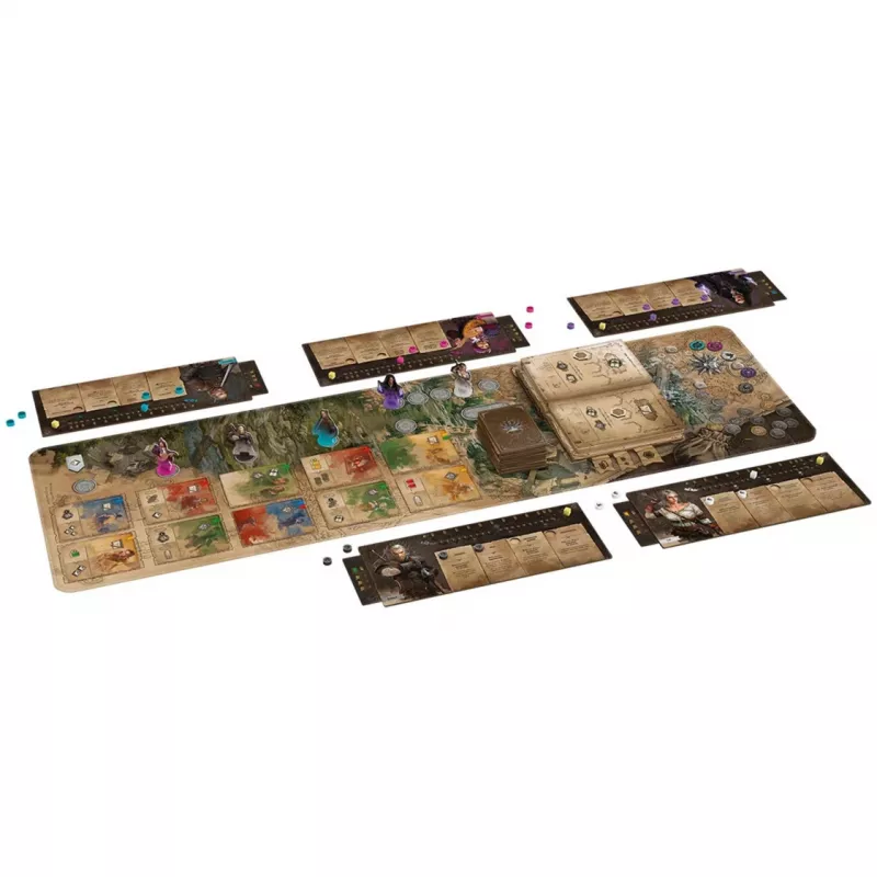 Brettspiel Asmodee The Witcher: Pfad des Schicksals – Tabletop-Abenteuer, szenariobasiertes Spiel