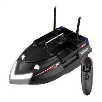 Köderboot Flytec V802 mit 12000-mAh-Akku, Schwarz