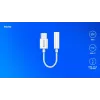 USB Typ 3.1 C (M) – Klinke 3,5mm (F) Audio-Adapter Weiß SAVIO AK-52