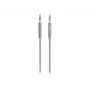 Linksys Belkin MIXIT Aux-Kabel - Audiokabel - Mini-Klinkenstecker Stereo 3,5 mm (M) - Mini-Klinkenstecker Stereo 3,5 mm (M) - 1,22 m - Grau (AV10164BT04-GRY)
