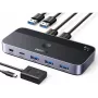 KVM USB Switch UGREEN CM662 2x4 Ausgang, schwarz