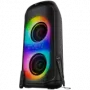 Lautsprecher SVEN PS-1050, schwarz (200W, TWS, Bluetooth, FM, USB, microSD, LED-Display, 7200mAh)