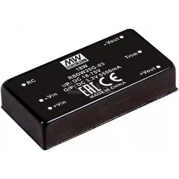 Netzteil/Wandler MEAN WELL RSDW20H-15 — 20 W, 15 V Ausgang, Eingang 43–160 V, RoHS