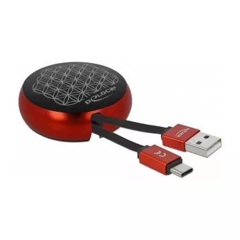 Einziehbares Kabel DeLOCK USB 2.0 Typ-A auf USB-C™ 85819