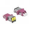 Glasfaser-Koppler DeLOCK 86901 LC Duplex Buchse auf LC Duplex Buchse Multimode Violett