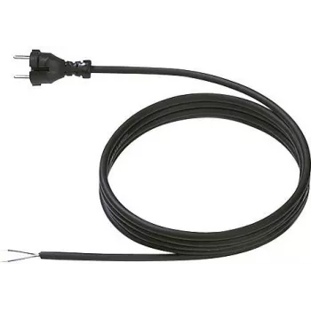 Bachmann Elektro-Anschlusskabel [Konturenstecker - Kabel, offenes Ende] Schwarz 5 m 246176 (246176)