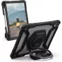 UAG Urban Armor Gear Plasma Handschlaufe, Aufsteller & Displayschutz-Hülle | Apple iPad 10,9 (2022) | transparent/schwarz | Bulk | 124470B14340