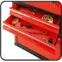 Werkzeugkasten YATO YT-09107 Metall 495x252x180 mm, schwarz/rot, 6 kg, 2 Fächer, abschließbar