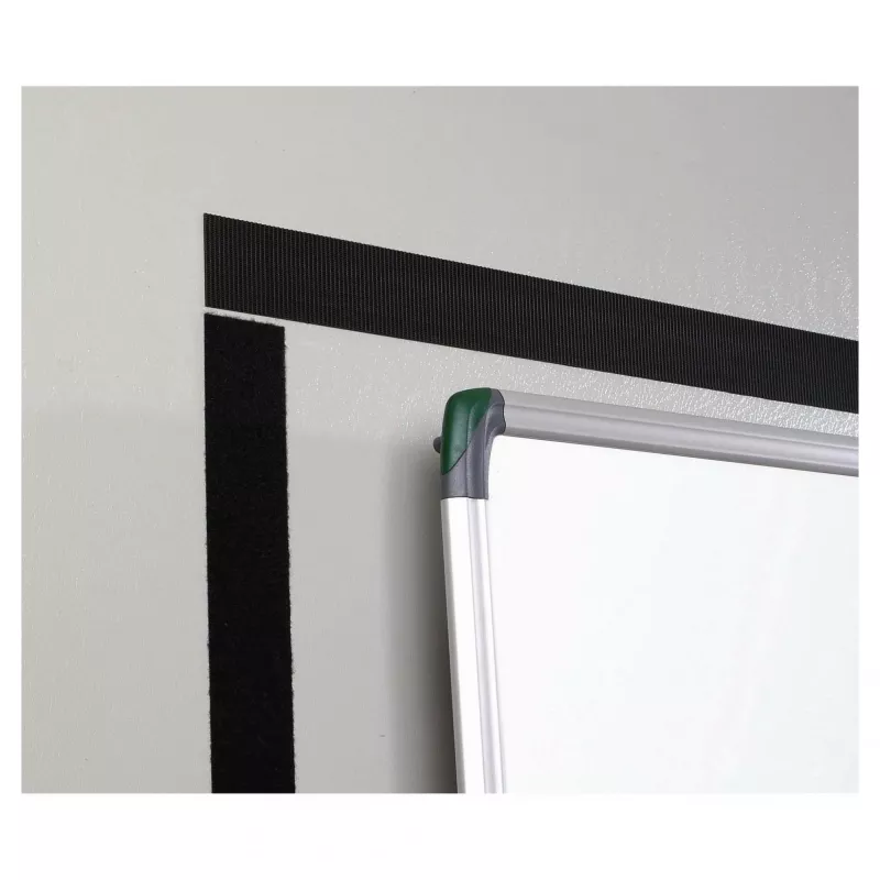 VELCRO Klettband Extra Stark Selbstklebend, Haken & Flausch 50mm x 5m Schwarz