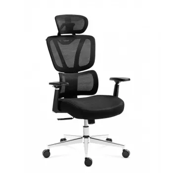 Bürostuhl mark adler Expert 4.6 Schwarz Drehstuhl MA-EXPERT 4.6 Schwarz, schwarze Polsterung, einstellbare Funktionen