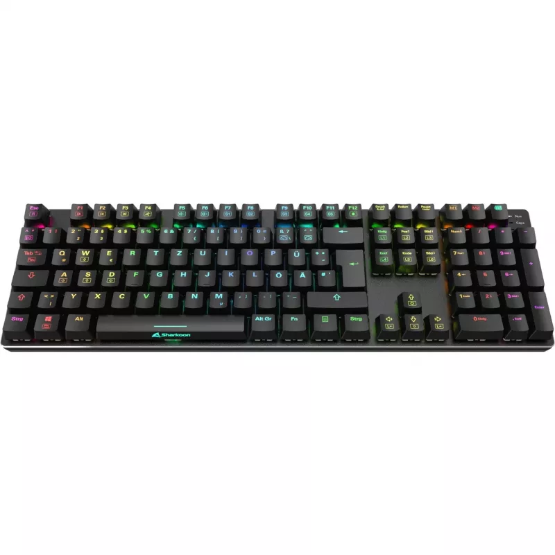 SKILLER SGK36W, Gaming Keyboard schwarz, DE-Layout, Huano Red