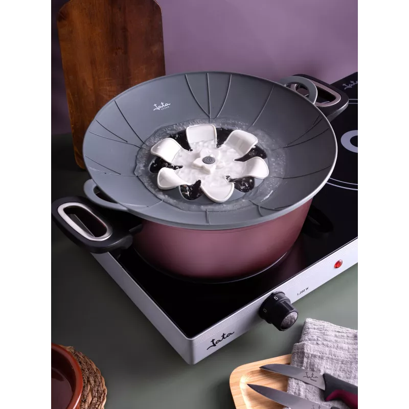 Elektrogrill Jata HACC4533 mit Antihaftbeschichtung und einstellbarer Temperatur