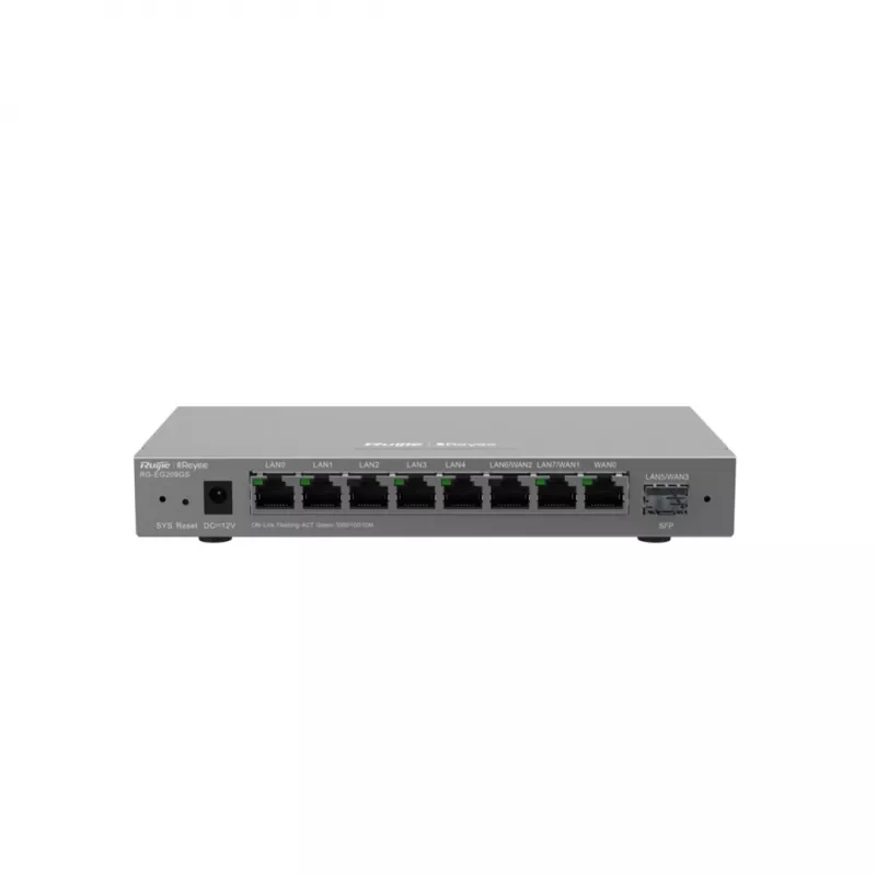 Router RUIJIE RG-EG209GS 9-Port Gigabit Cloud-verwaltet mit 8x Gigabit RJ-45 und 1x SFP